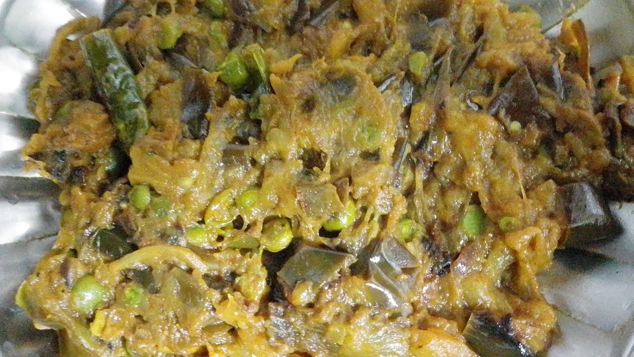 झटपट बैंगन मटर की भुजिया | आसान देसी रेसिपी