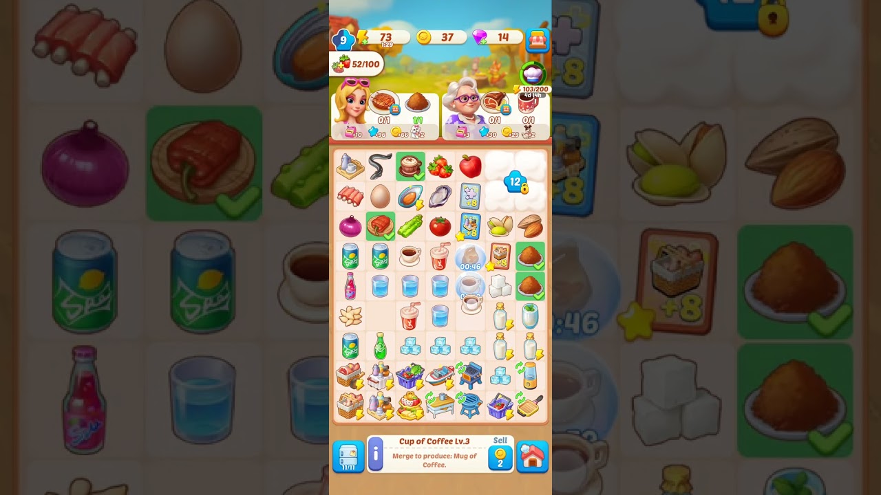 Merge Cooking Theme Restaurant Android Mobile pt 13