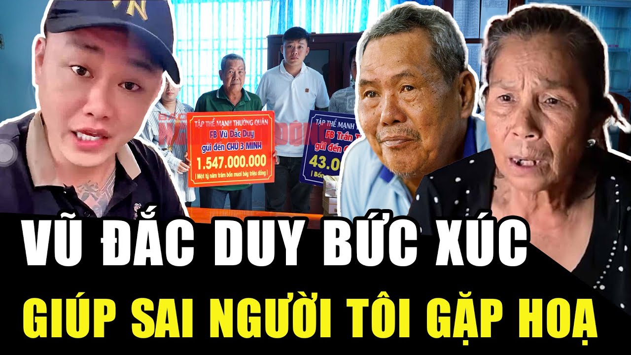 Vũ Đắc Duy nói thẳng: TIỀN TỪ THIỆN QUÁ LỚN khiến bà Giao ông Minh THAY ĐỔI, tôi là người lãnh đủ