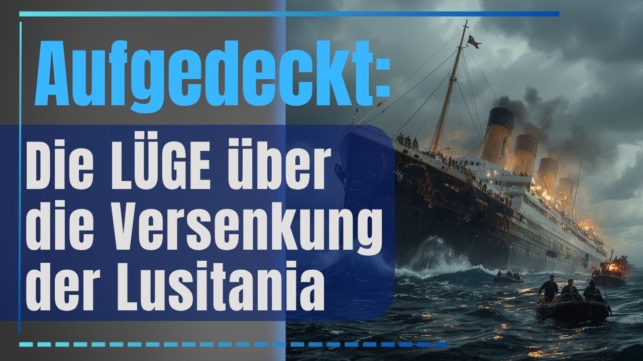 Vergessene L&uuml;ge des Ersten Weltkriegs &ndash; was wirklich auf der Lusitania geschah!