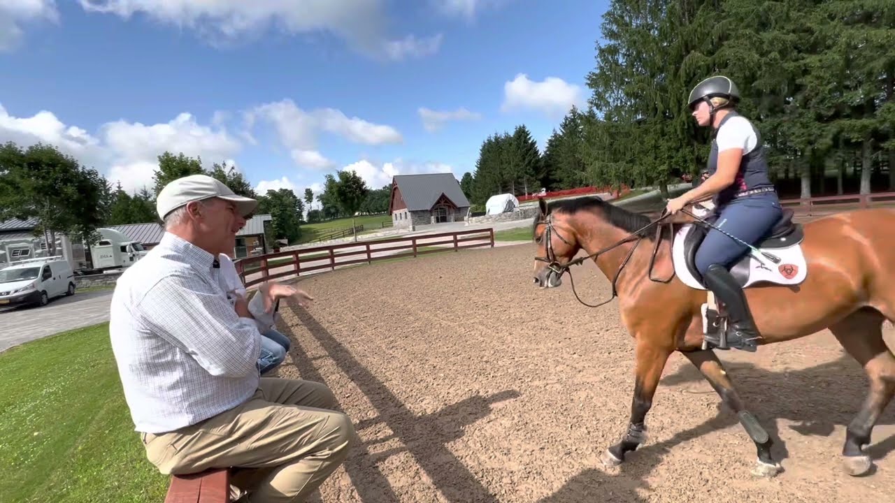 The Madden Method - Beezie teaching a young horse lesson