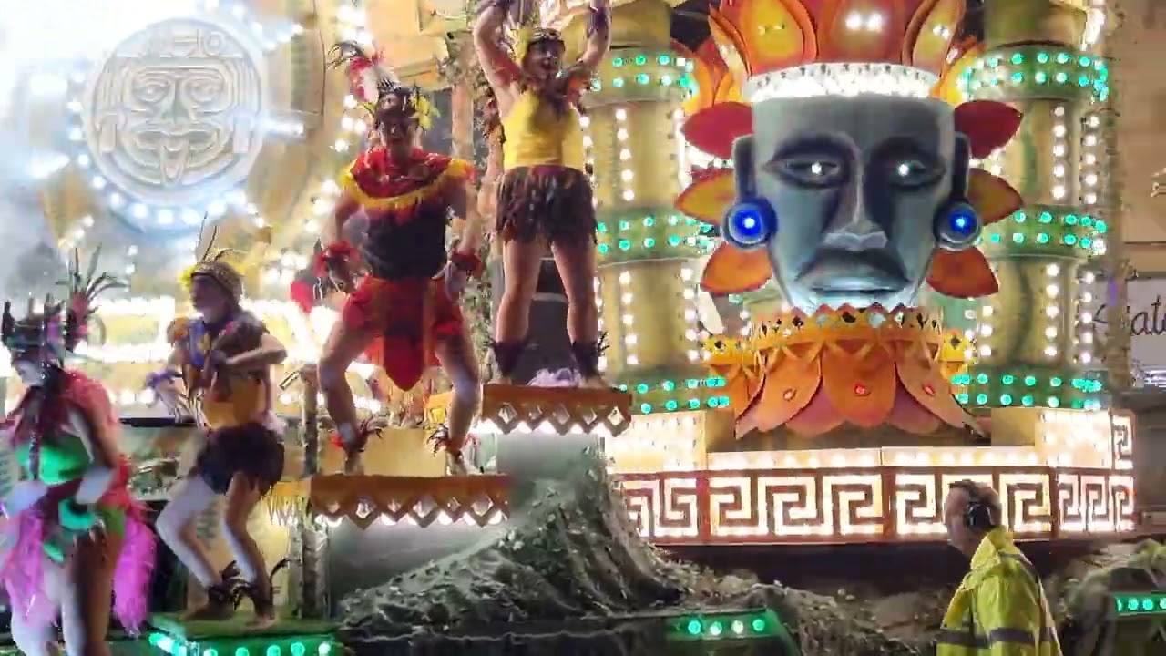 Vagabonds Carnival Club. Jungle Maya. Weston-Super-Mare Carnival 2022.