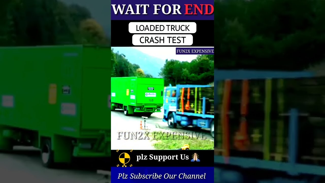 Heavy Overloaded Truck Crash Test | Truck crash | 