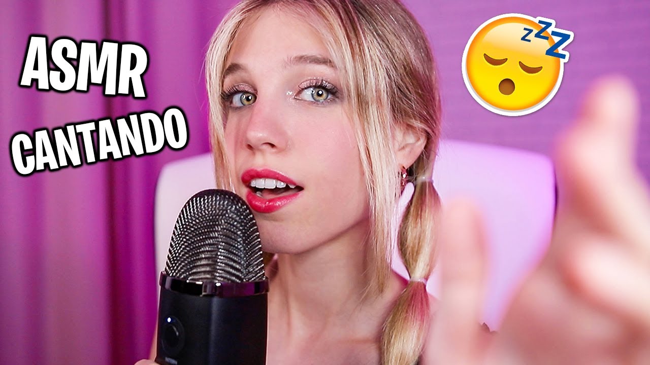 ASMR TE CANTO BAJITO HASTA QUE TE DUERMAS 🧠 CANTANDO CON SUSURROS 🎙 #2