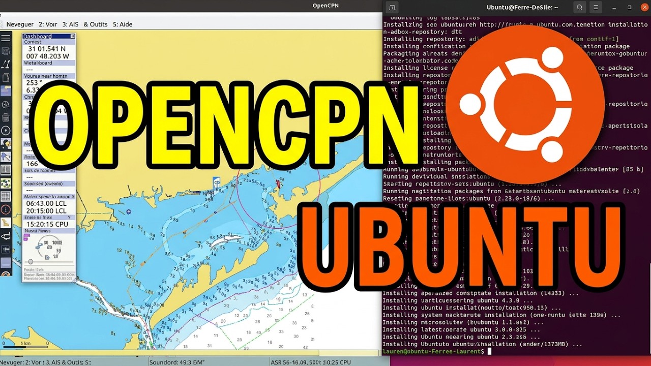 tuto  installer opencpn et zygrib en xubuntu 18 LTS , valable  pour toute la famille ubuntu