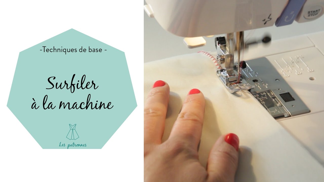 Tuto couture #1 : Surfiler &agrave; la machine &agrave; coudre