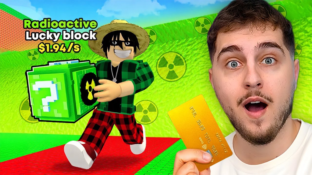 Fur LUCKY BLOCK RADIOACTIV in Escape Tsunami.. ☢️