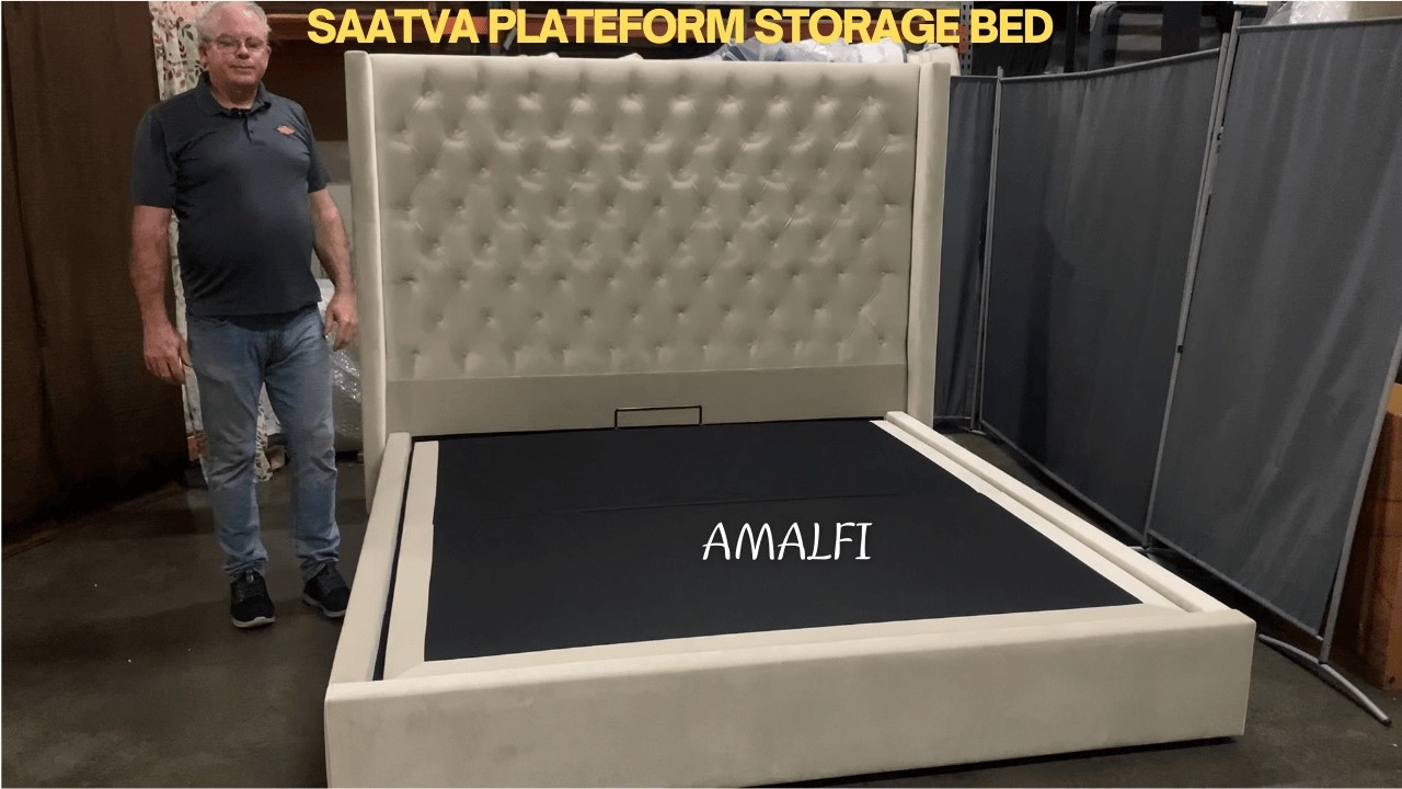 Saatva Amalfi Storage bed