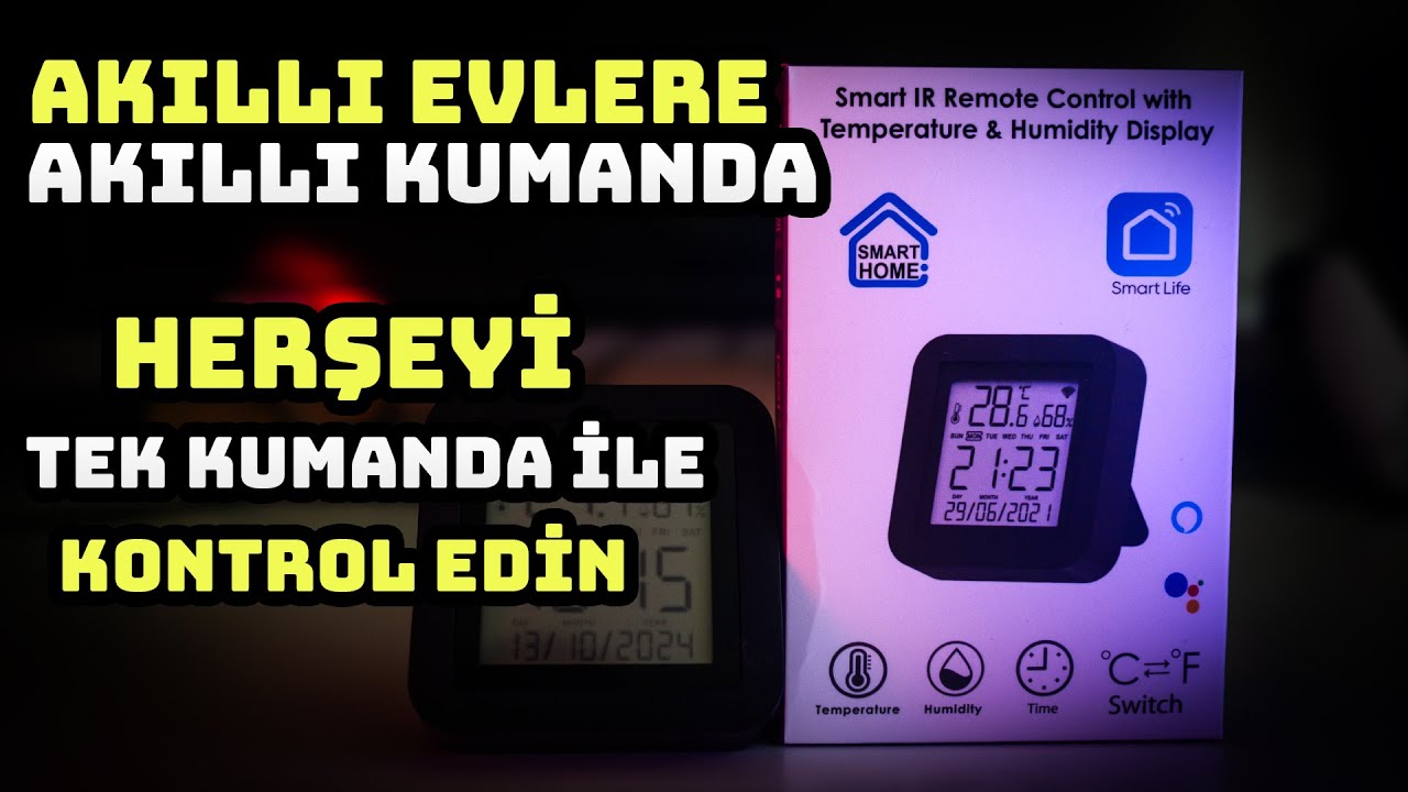 Herşeyi Kontrol Eden Akıllı Kumanda! Tuya, Google Home ve Alexa Destekli! #reklam