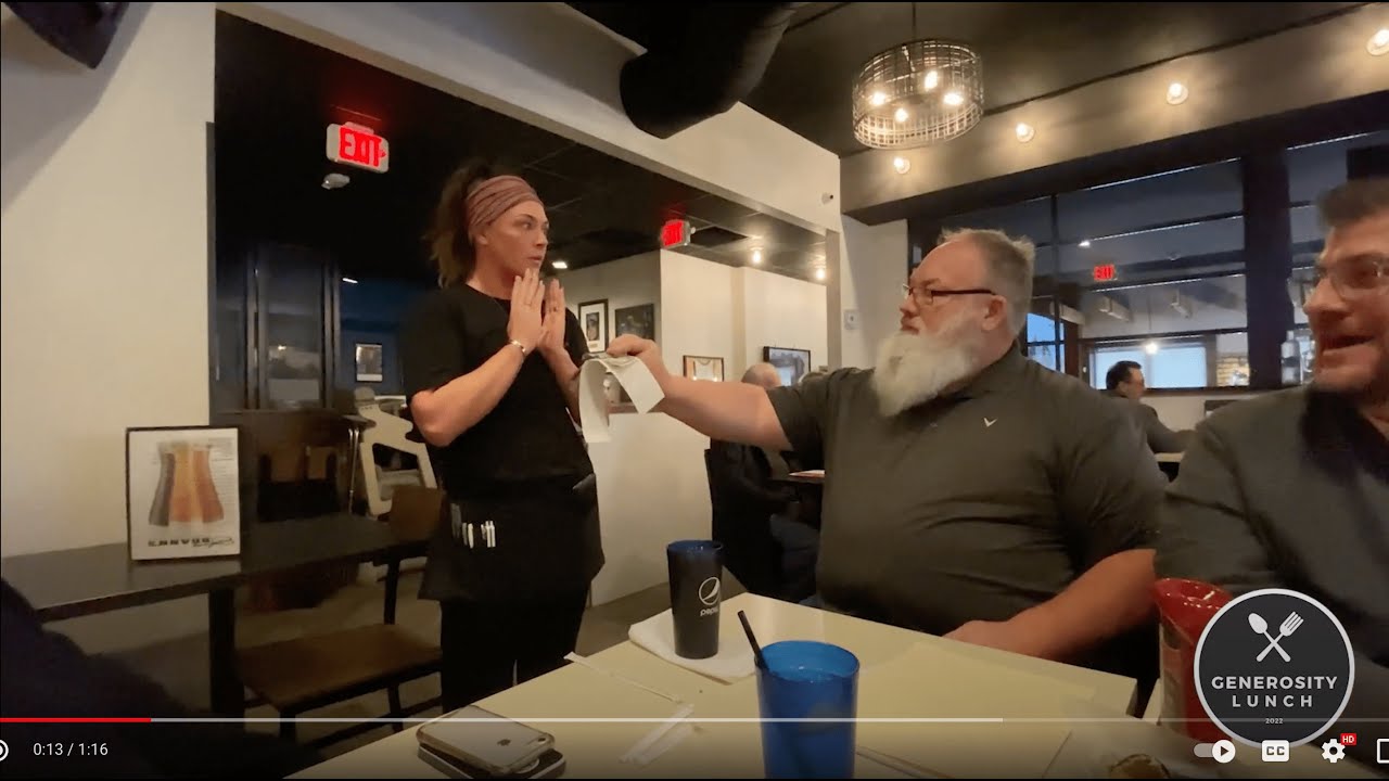 Waitress Get's $1,038+ tip at Branns on Leonard, Grand Rapids, MI