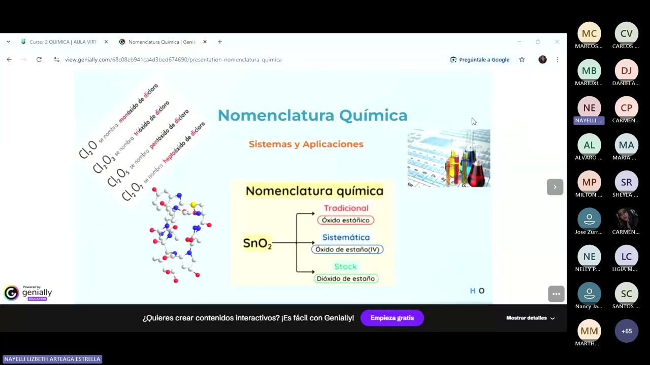 TEMA: PROPEDÉUTICO LA NOMENCLATURA