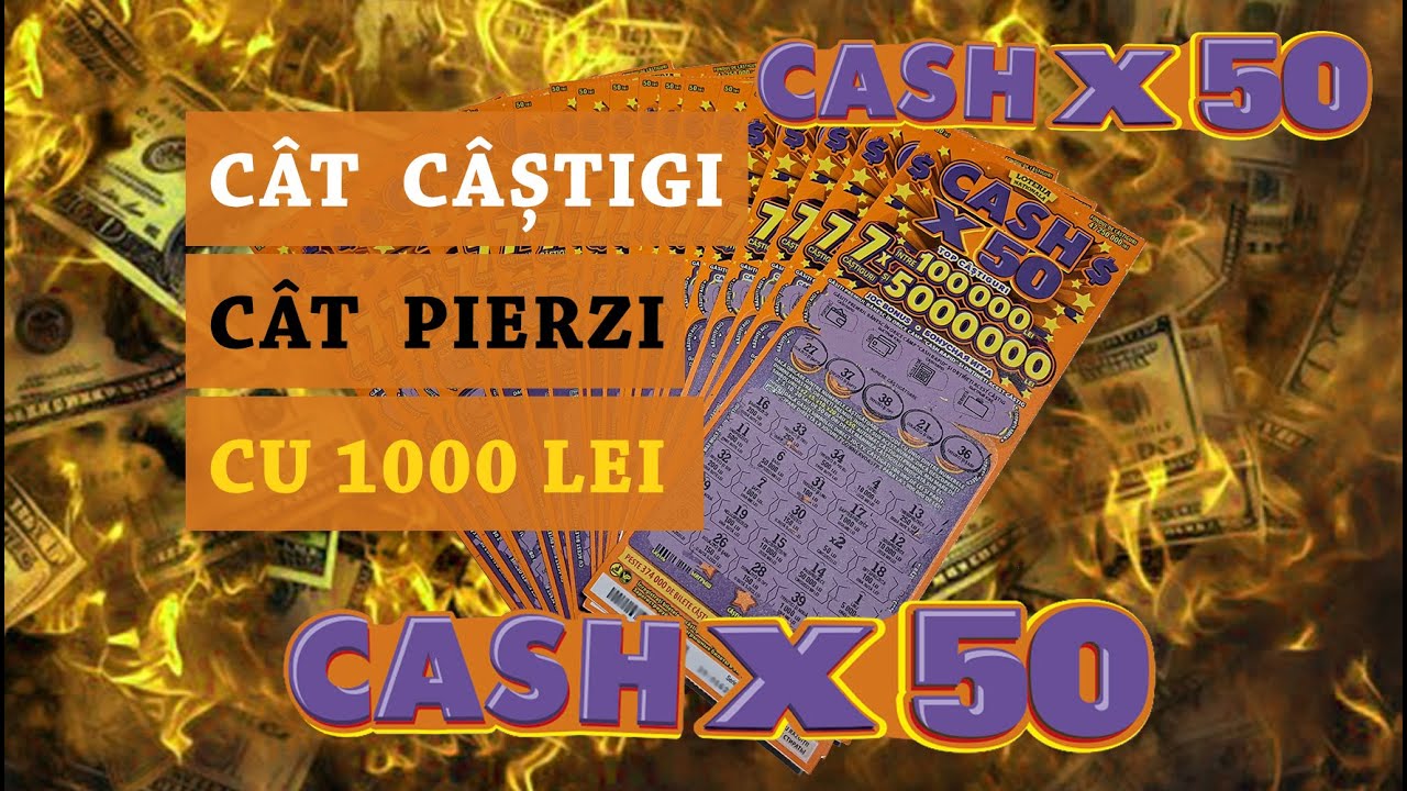 💸💩 C&acirc;t c&acirc;știgi cu 20 de bilete &bdquo;CASH x50&ldquo; Loteria Națională | Моментальная Национальная Лотерея 💩x50