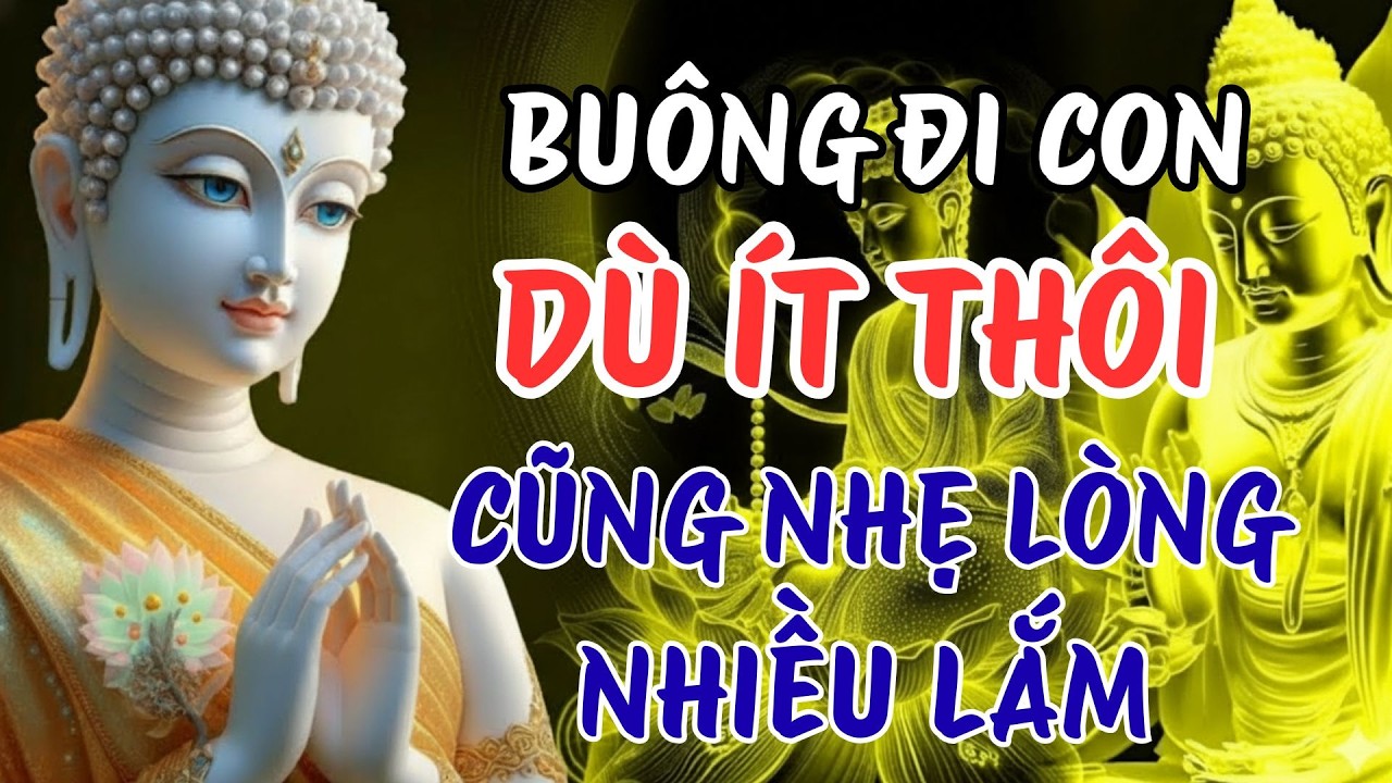 Lời Phật Dạy : Học Cách Buông Bỏ Để Không Còn Bị Phiền Não Dày Vò Mỗi Ngày