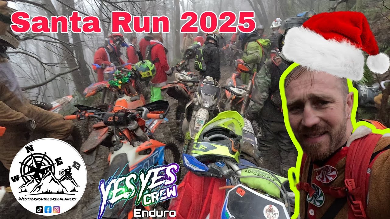 Рождественская бойня на трассах! 🎅🏍️ Wales Enduro Santa Rally 2025. Счастливого Рождества!