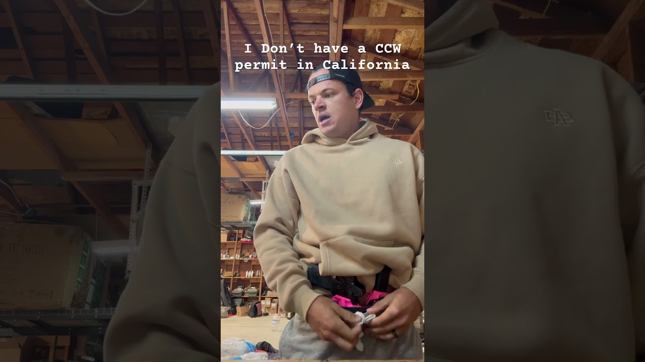 I don&rsquo;t have a Ccw permit right now #mayvbonta