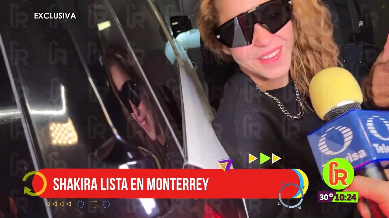 EXCLUSIVA: Shakira lista en Monterrey con sus hijos | Gente Regia