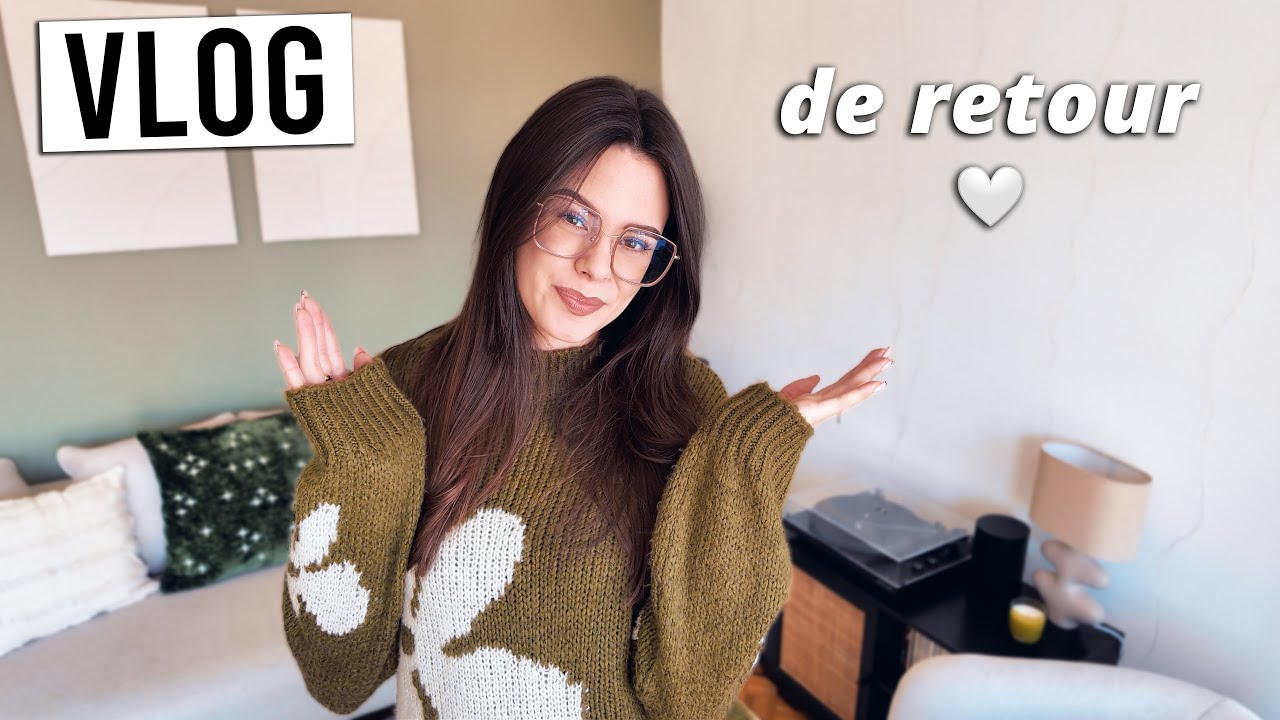 VLOG Enfin de retour 🤍 Unboxing, tri & planning !