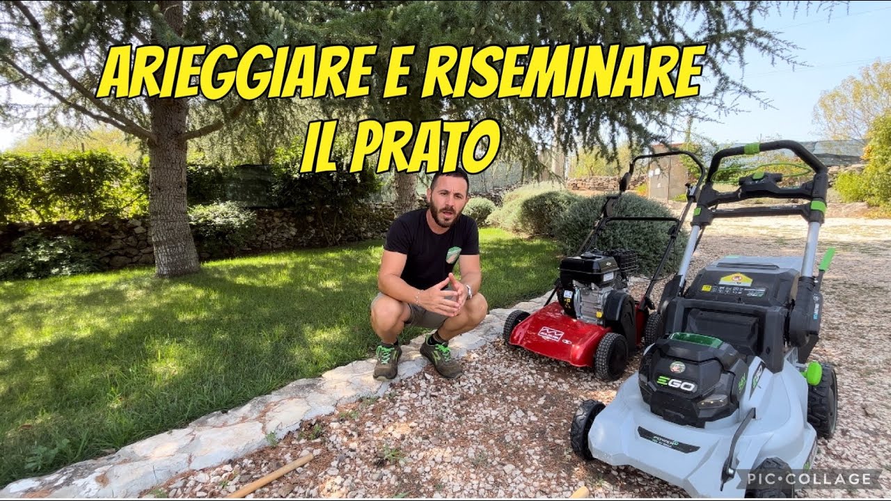 Come arieggiare sfeltrare e riseminare il prato a settembre + concimazione