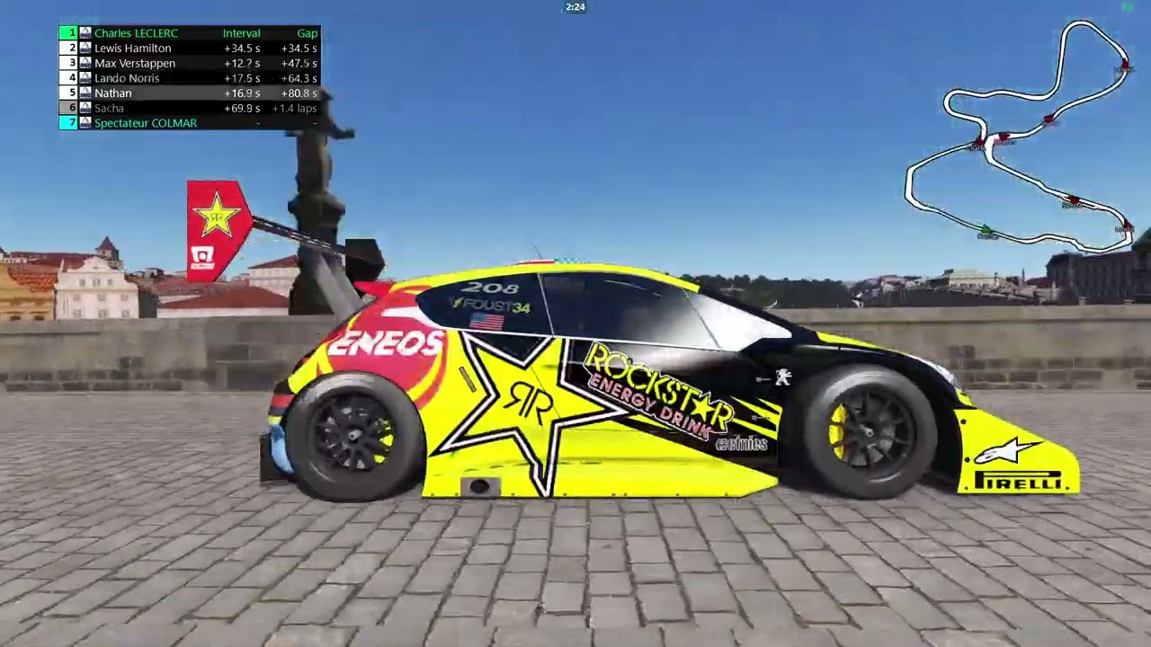 Legend Track Anniversaire Wurth Course 3 Peugeot 208T16 Prague