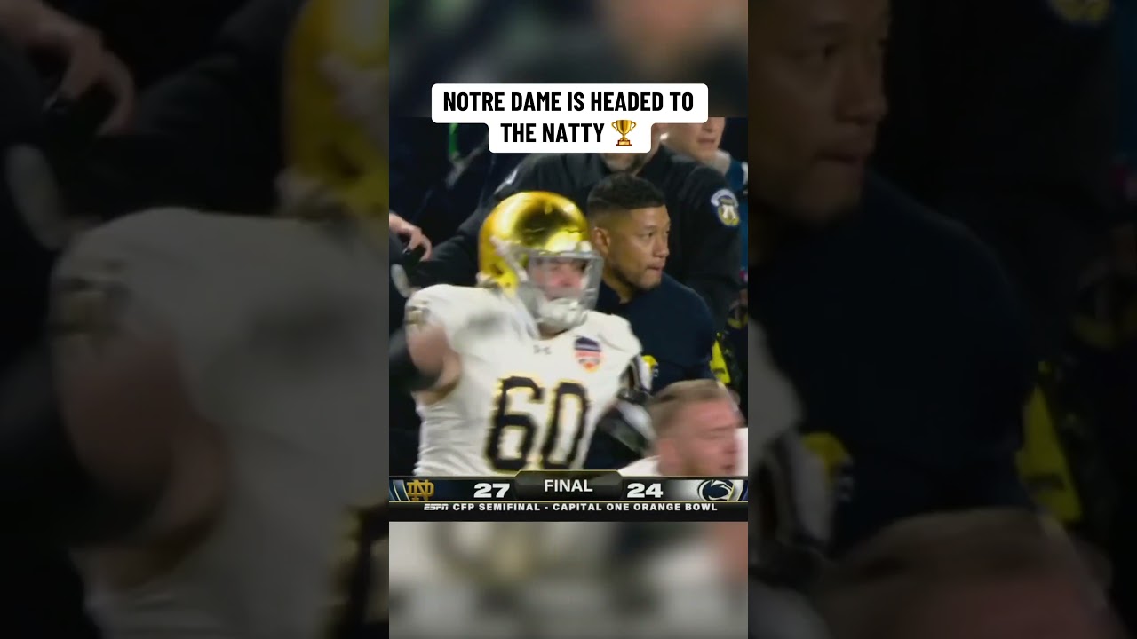 Notre Dame is headed to the NATTY 🏆