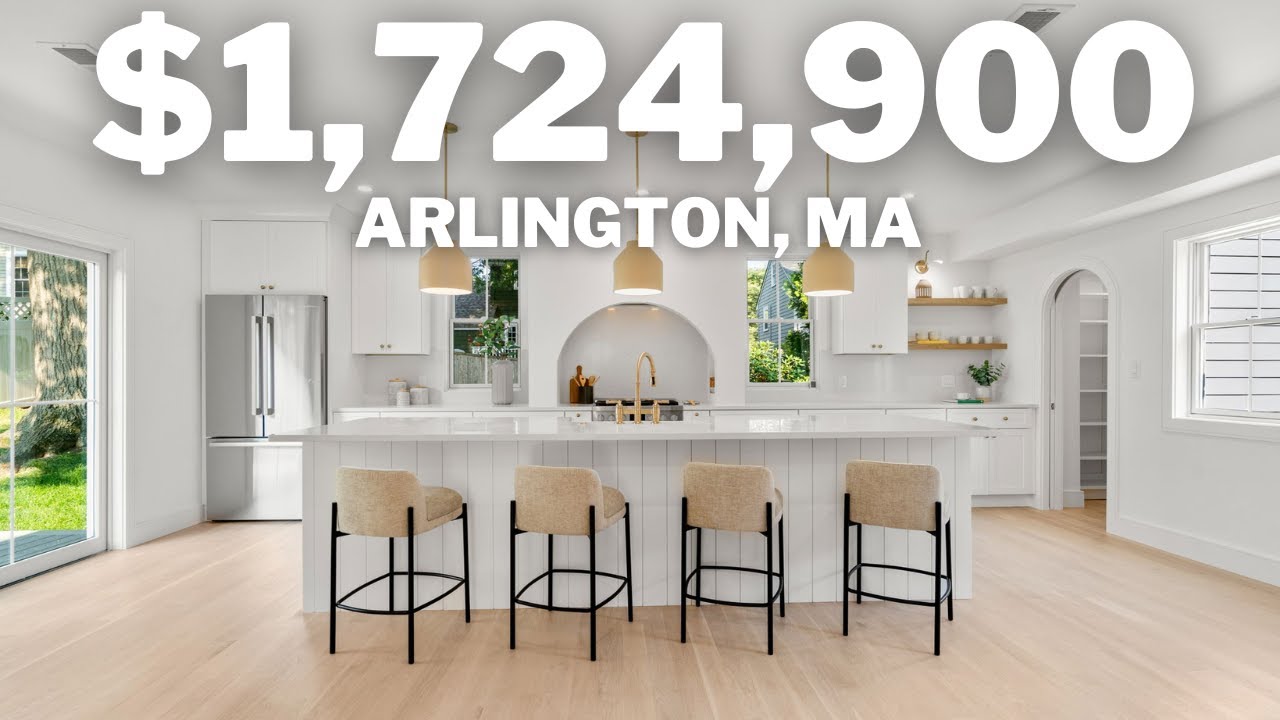 Tour a $1,724,900 Custom Built Home in Arlington, MA