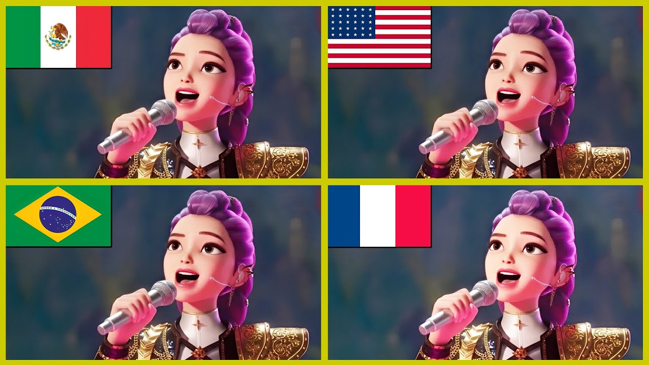 #2 K-POP Demon Hunters | Devine qui CHANTE️🎤🔥KPOP DEMON HUNTERS dans DIFFÉRENTES LANGUES🌏😀