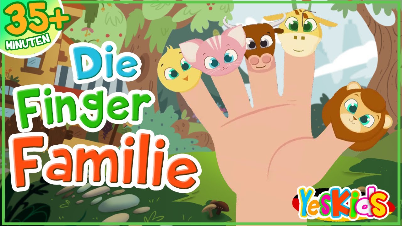 Die Finger Familie kinderlieder MIX 🖐 German Finger Family | YesKids
