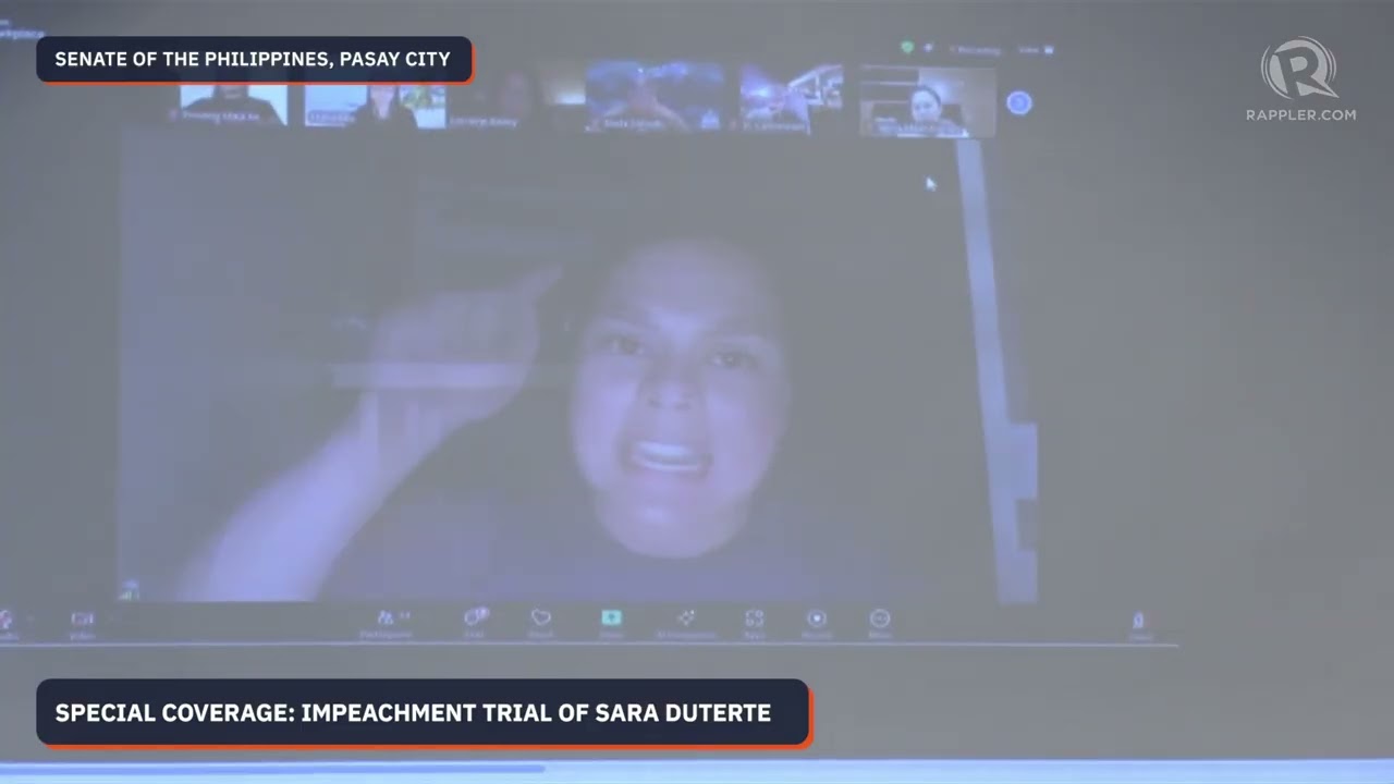 Videos of Sara Duterte repeatedly cursing played at trial