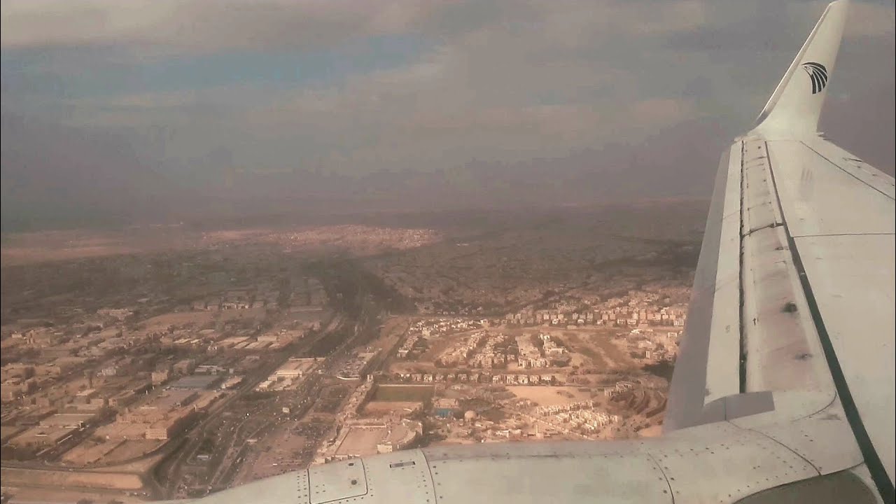 اجمل رحلة لشركة مصر للطيران منذ الاقلاع من مطار المدينة المنورة إلى الهبوط فى مطار القاهرة الدولي 