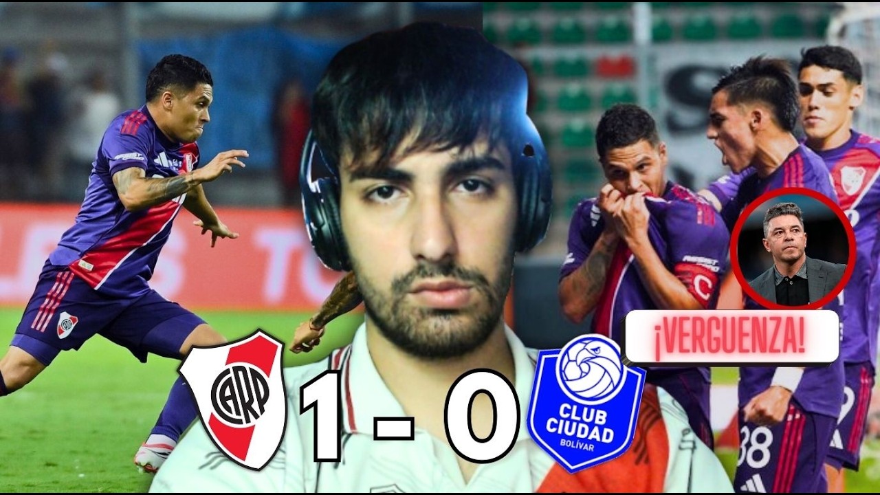 RIVER A 16VOS DE FINAL DE LA MANO DE QUINTERO Y SIN JUEGO: 1 A 0 A CIUDAD DE BOLIVAR -COPA ARGENTINA