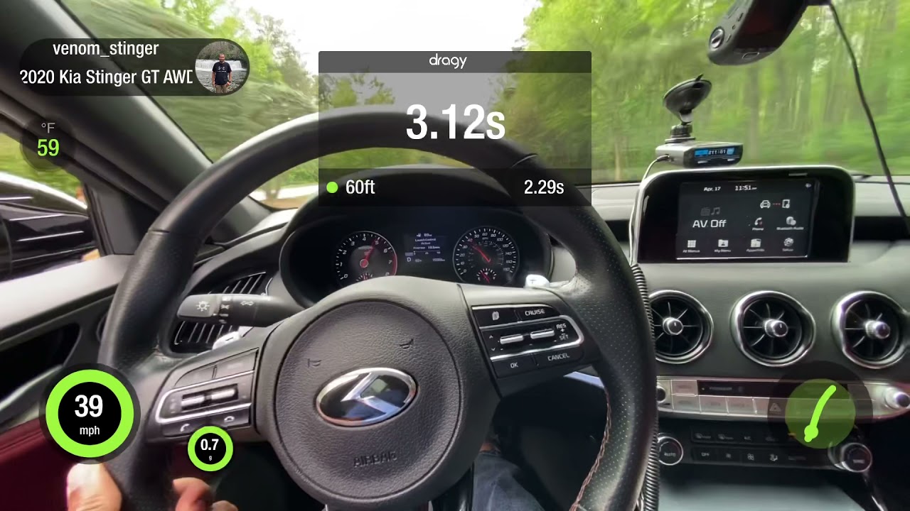 Kia Stinger GT AWD 0-60