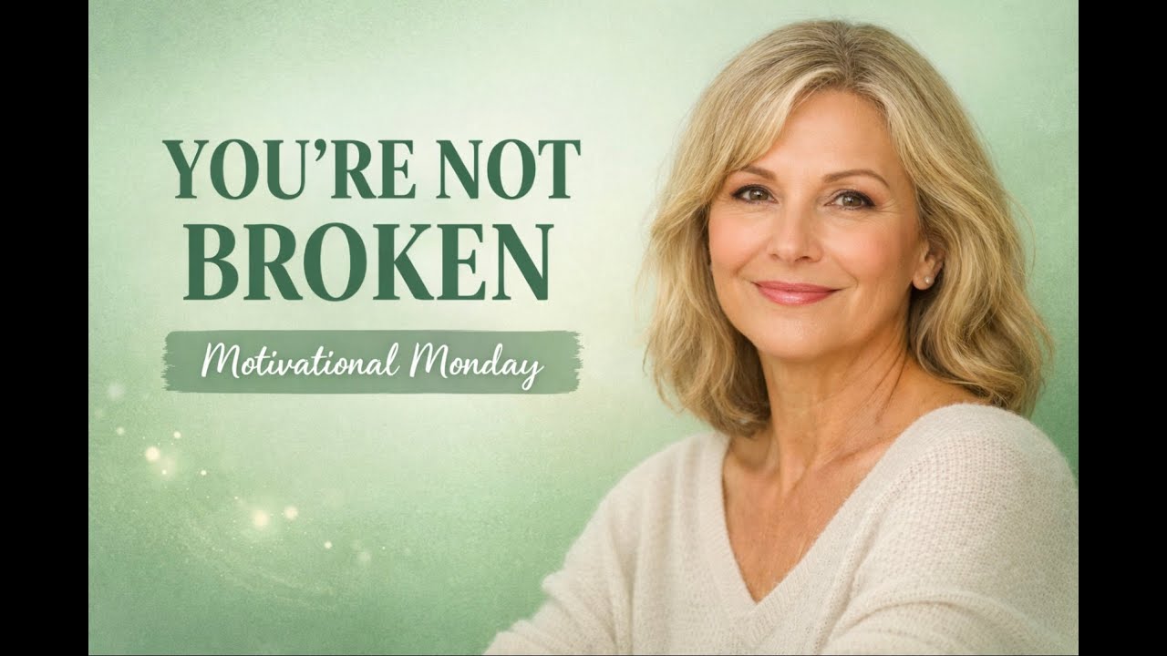 YOU'RE NOT BROKEN MOTIVATIONAL MONDAY