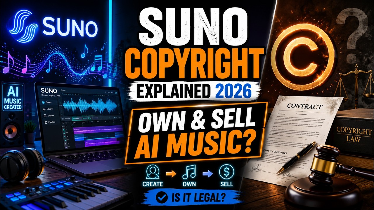 Suno Copyright Explained 2026 &mdash; Can You Actually Own & Sell AI Music?