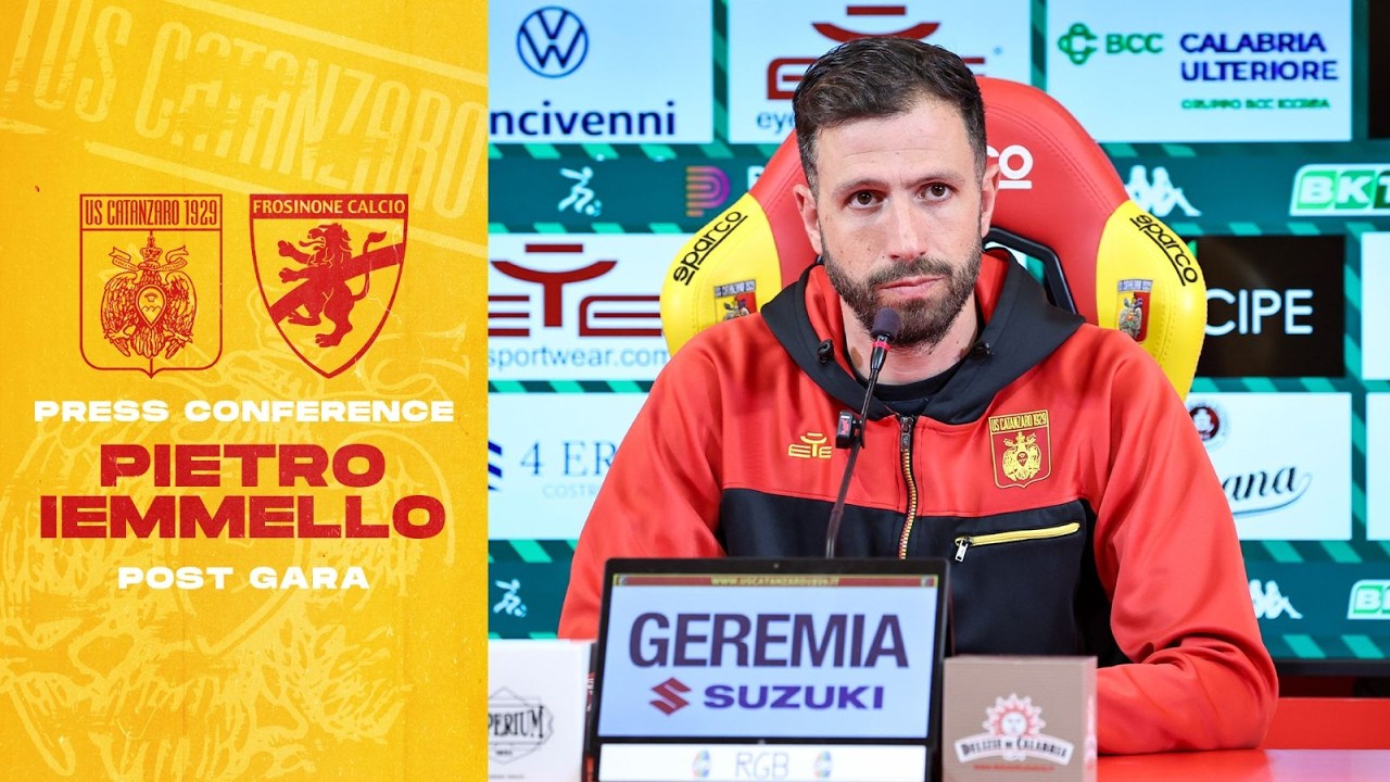 PRESS AREA | IEMMELLO NEL DOPO GARA DI CATANZARO - FROSINONE