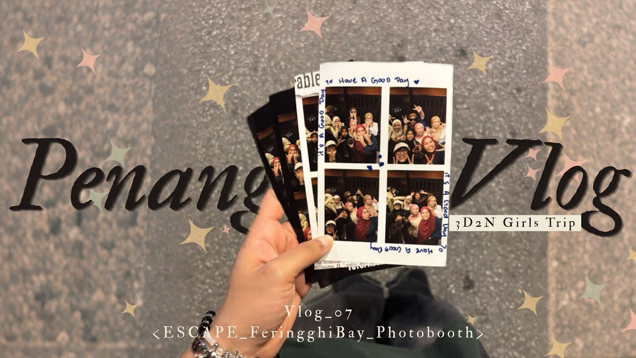 3D2N penang trip vlog 🏄‍♀️ | ESCAPE, feringghi bay, photobooth, & hang outs w my girlies