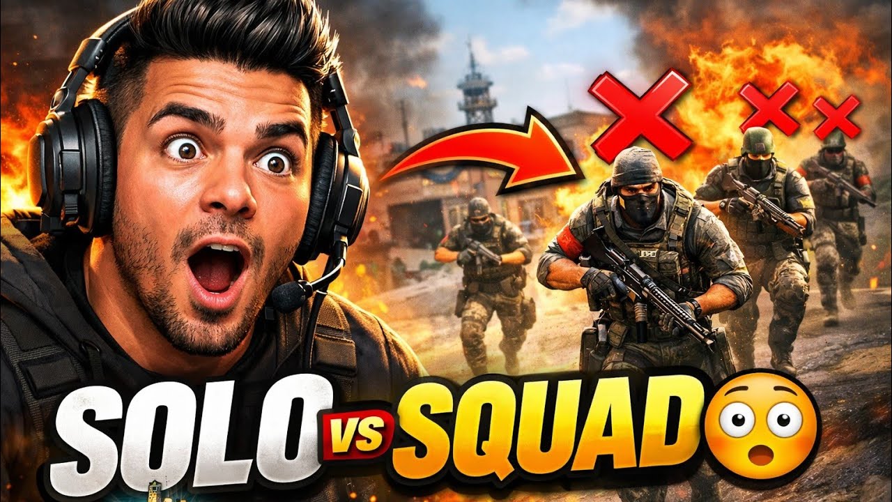 👀Advinha como é a vida do Casual no Solo X Squad