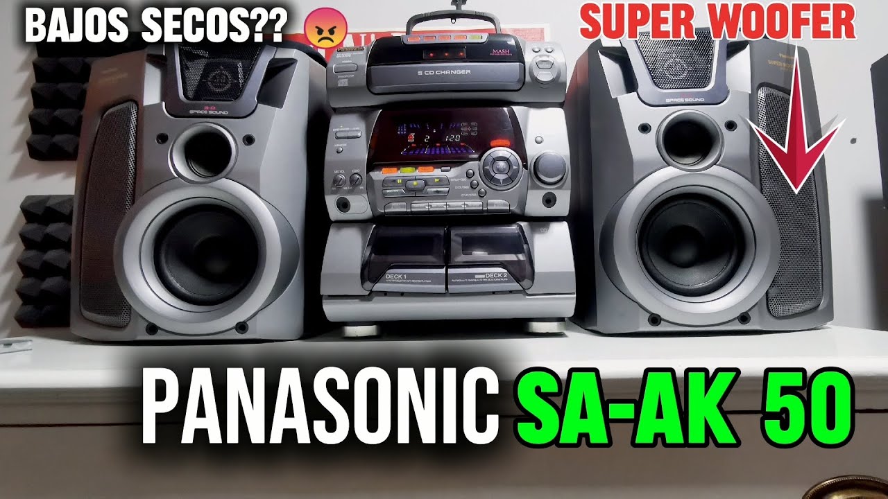 Panasonic sa-ak 50 🔊🔥 analisis // test de sonido // muy buena fidelidad😎