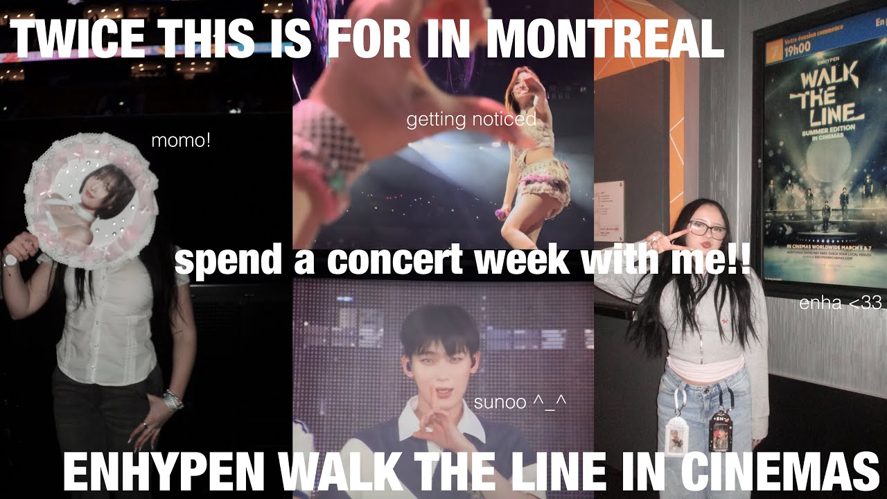 TWICE: THIS IS FOR IN MONTREAL + ENHYPEN WALK THE LINE IN CINEMAS