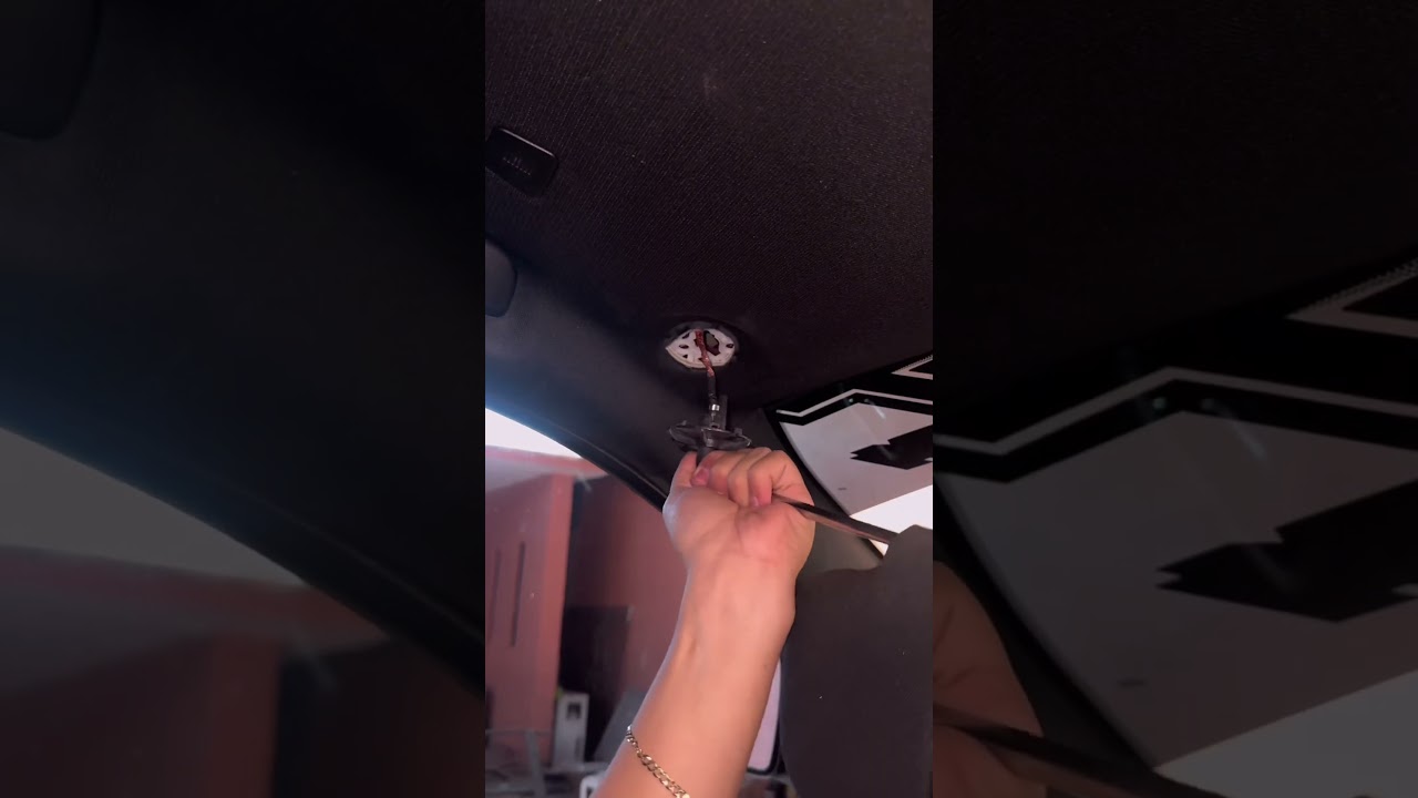 Cherokee Trackhawk Headliner Removal for Starlight Headliner 100 stars, were located at El paso TX✅