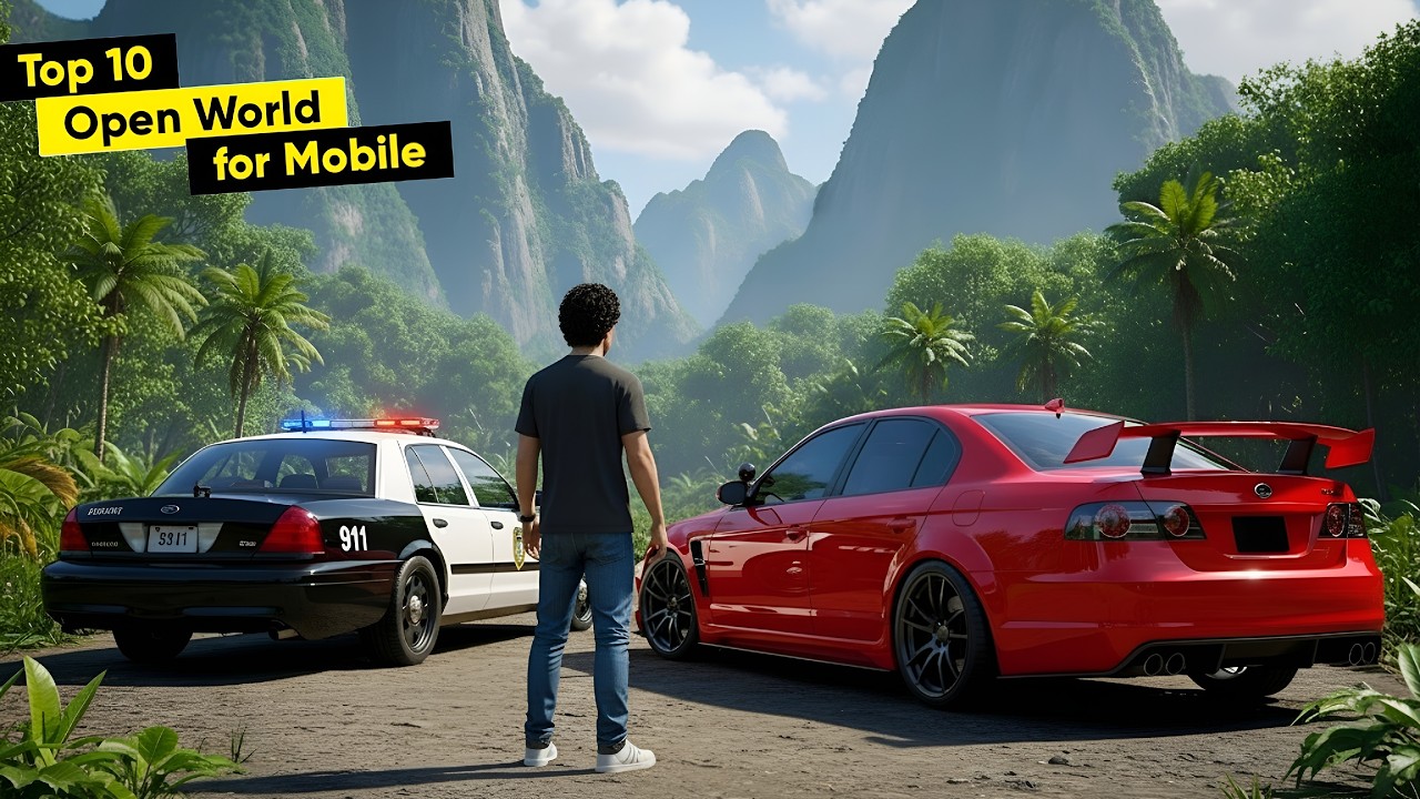 TOP 10 MEJORES JUEGOS MUNDO ABIERTO PARA ANDROID 2025 ✅