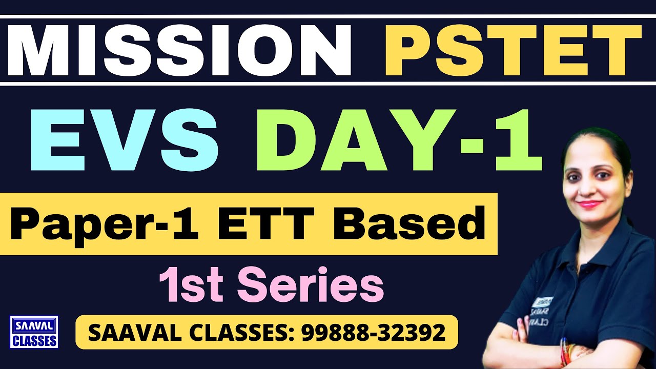 Lec-1 EVS Topic: Eco-System || Mission PSTET-2025 || SAAVAL CLASSES || M: 99888-32392