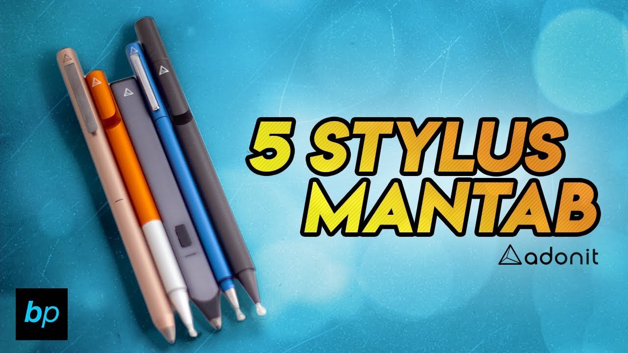 5 STYLUS KEREN UNTUK SEMUA SMARTPHONE ! ADONIT STYLUS Unboxing & Review INDONESIA | Buka paket