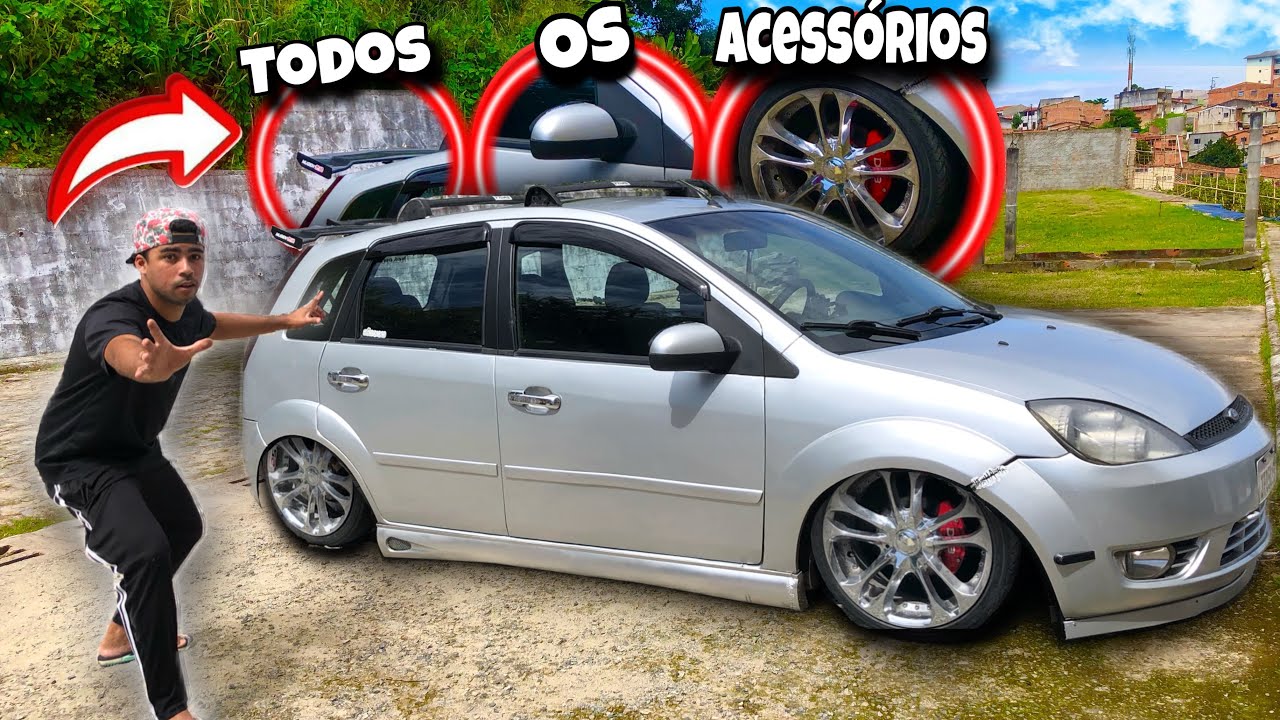  MOSTRANDO TODOS ACESSÓRIOS QUE COLOQUEI NO FIESTA !! * gastei 5 mil *