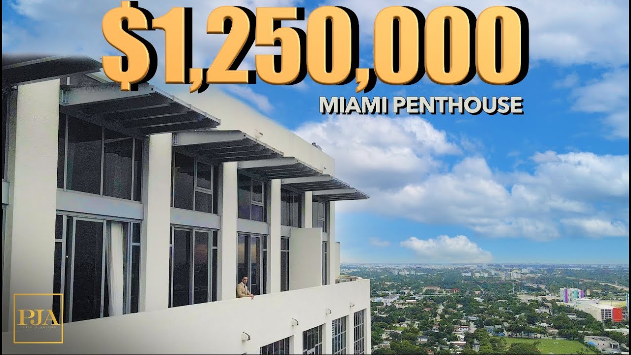 Touring a $1.25 Million Dollar | Miami Penthouse | Peter J Ancona