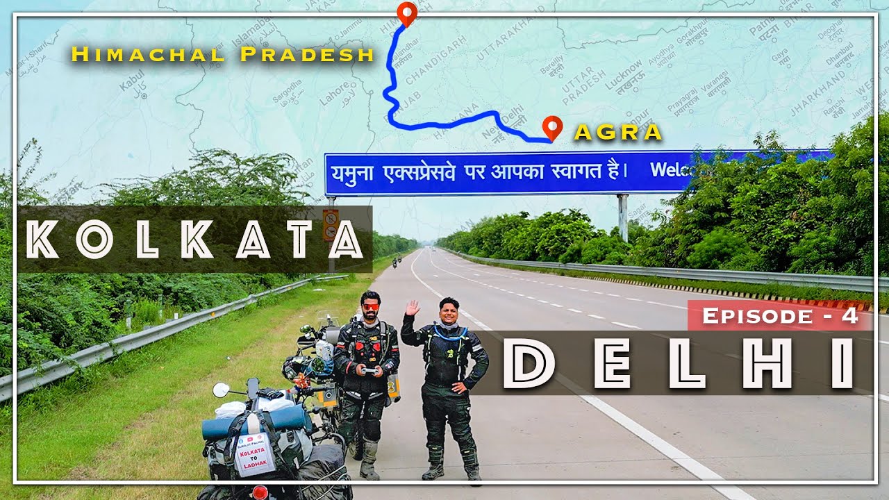 Yamuna Expressway Bike Ride 🏍️ | Delhi to Himachal via Punjab | Leh Ladakh Bike Trip 2025 | EP-4