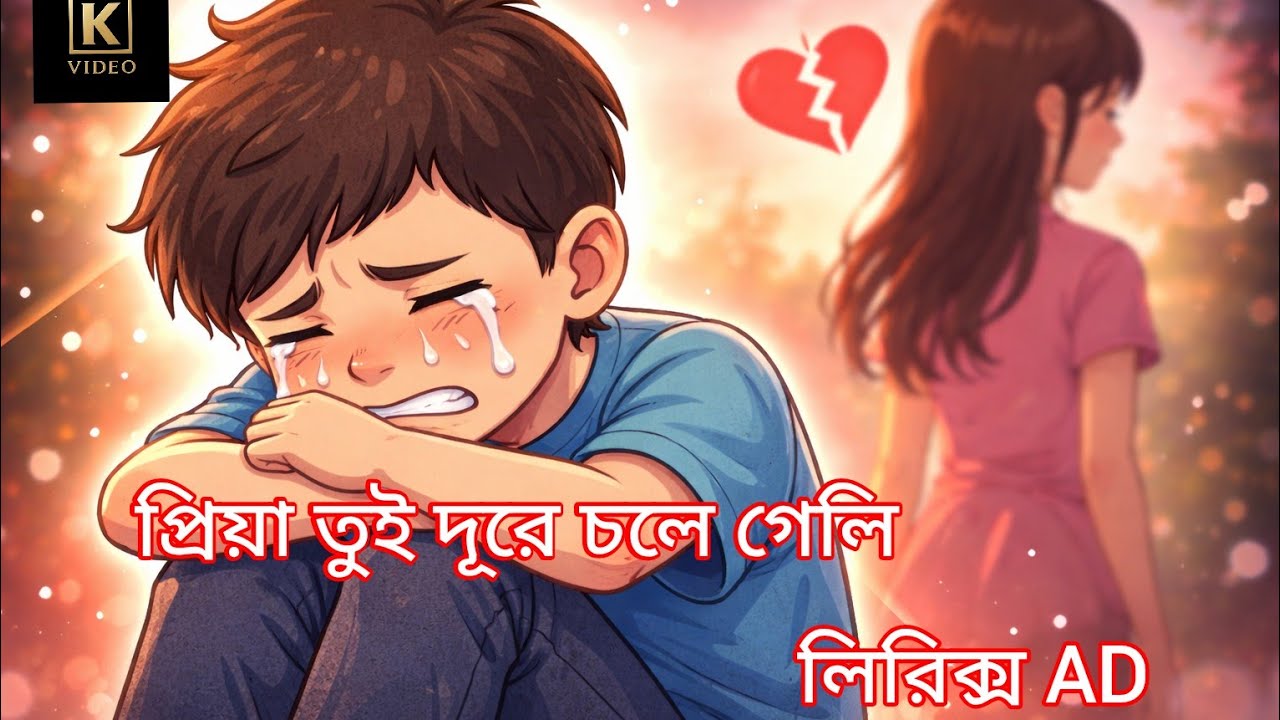 প্রিয়া তুই দূরে চলে গেলি, Priya tui dure chole gele লিরিক্স Ad