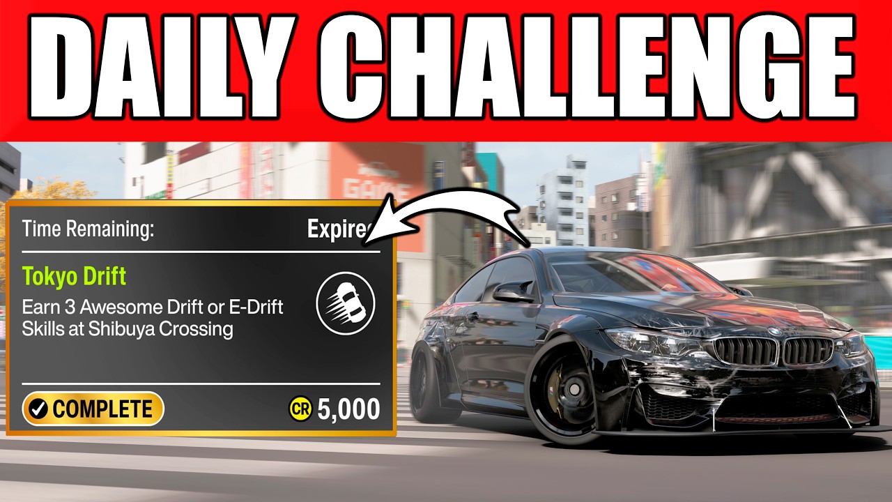 Forza Horizon 6 Daily Challenge Tokyo Drift - Shibuya Crossing (Autumn Festival Playlist)