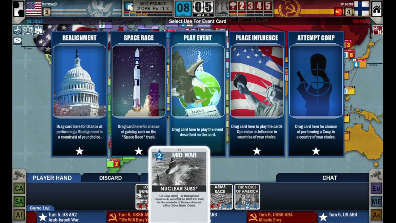 [Twilight Struggle #431] / harry(USA) vs. vv sazer [ITSL Season 15]
