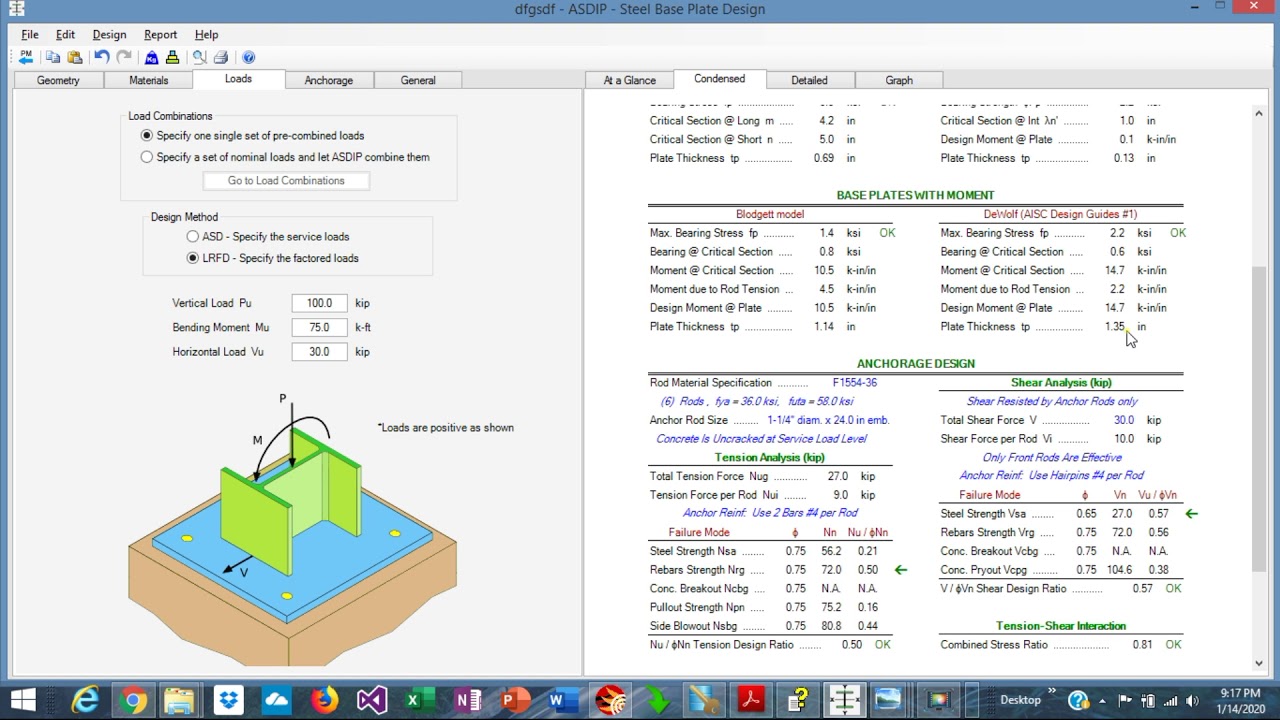 Base Plate and Anchor Rod Design Overview