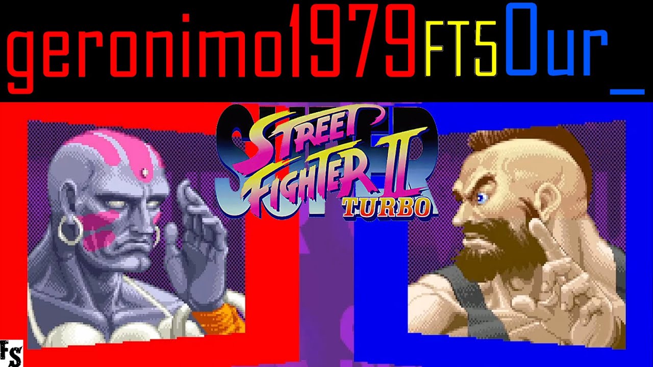 Super Street Fighter 2 Turbo - geronimo1979 [Dhalsim] vs Our_ [Zangief] (Fightcade FT5)